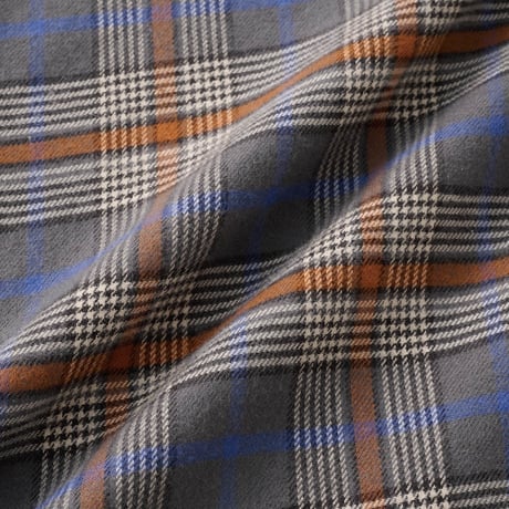 FTC PLAID NEL SHIRT Gray