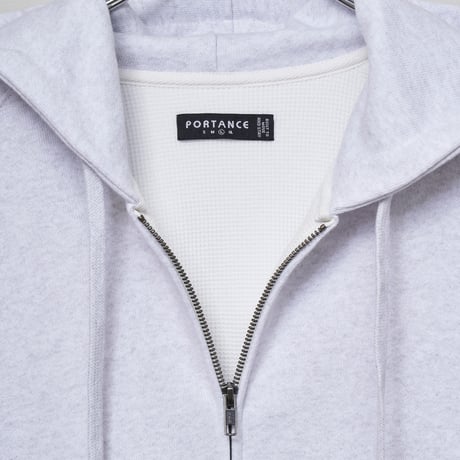 PORTANCE THERMAL LINED ZIP HOODIE Ash