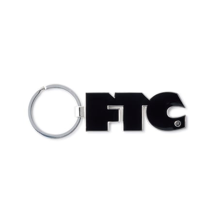 FTC METAL KEYCHAIN Black / Neon Yellow