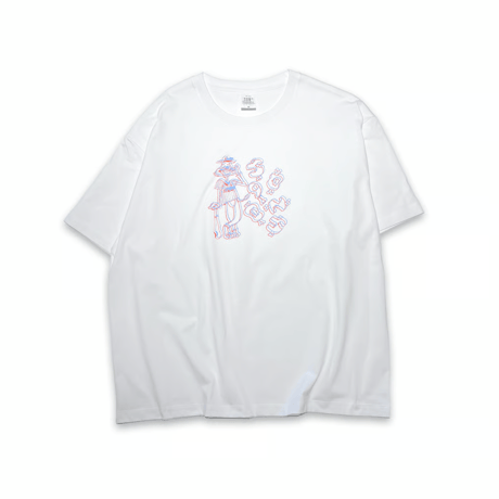 SPOONS HUNGRY CAT TEE White