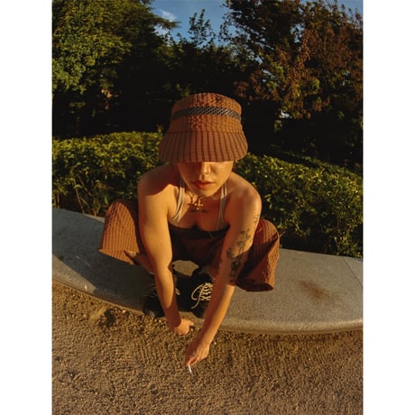 LIDAIRPEAKS CYLINDER MESH HAT Rust