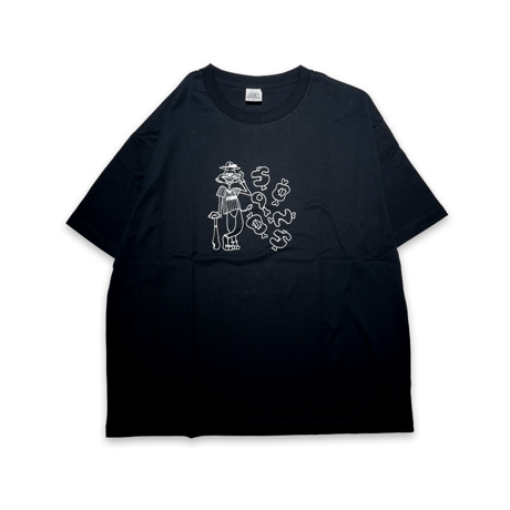 SPOONS HUNGRY CAT TEE Black