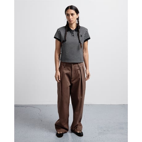 PASS~PORT STRIPED BABY POLO Black