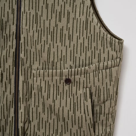 PORTANCE RAIN-CAMO RV PUFF VEST Olv Camo