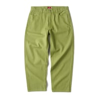 HELLRAZOR BAGGIE COLOR DENIM PANTS Pistachio
