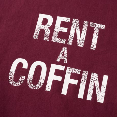 HELLRAZOR RENT A COFFIN HOODIE Burgundy