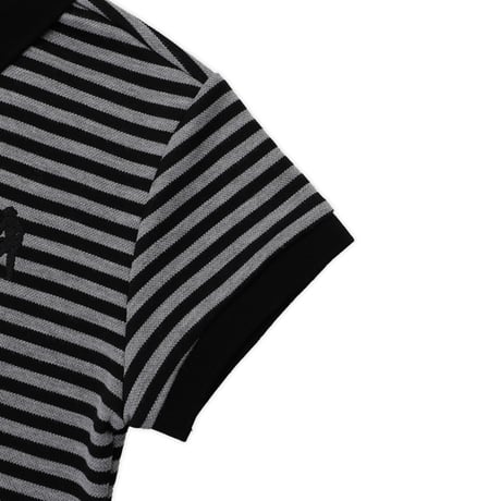 PASS~PORT STRIPED BABY POLO Black