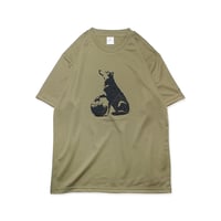 MEWSHIP Tシャツ　Night mountain ”KEN" S/S PL <Olive×Black>