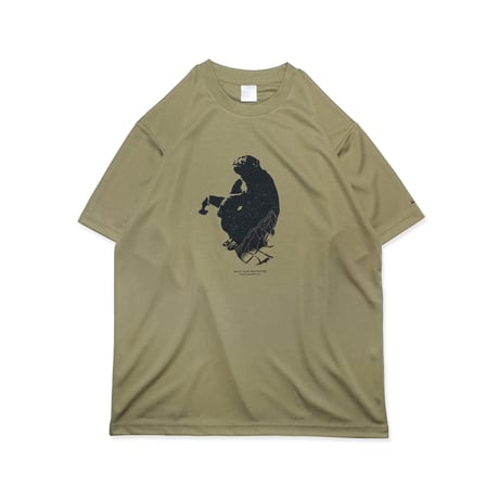 MEWSHIP Tシャツ　Night mountain ”EN" S/S PL <Olive×Black>