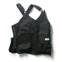 Franklin Climbing ／ フランクリンクライミング　難燃加工 UVカット エプロン ベスト 多機能 ポケット ブラック ｜ オールシーズン