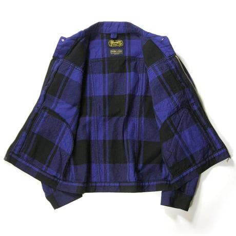 Wrangler × PENDLETON ／ ラングラー × ペンドルトン　127MW ワークジャケット アウター チェック ブルー ｜ 春 秋冬