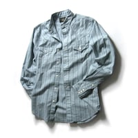 RRL ／ ダブルアールエル　ウエスタンシャツ 猫目ボタン ヴィンテージ ワーク ミリタリー シャツ Double RL Ralph Lauren ラルフローレン