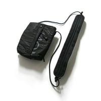 MONCLER ／ モンクレール　撥水 クロスボディバッグ ルーマニア製 MATT BLACK COLLECTION ALCHEMY ｜ オールシーズン
