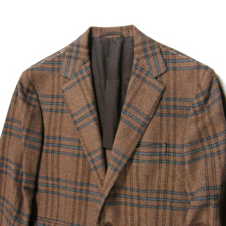 Sartorio ／ サルトリオ　ツイード ウール ジャケット イタリア製 Kiton キートン ブラウン ｜ 秋冬　（No.270275）