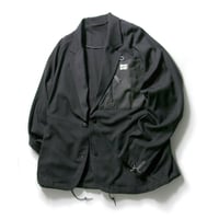 ROKX La Ligne Grise ／ ロックス ラ リングリース　フレンチ マウンテン ジャケット ストレッチ シャツ ブラック グレー ｜ 春 秋冬　（No.350637）