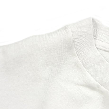 BLUFCAMP ／ ブルーフキャンプ　シルクスクリーン プリント ハイゲージ ロンT 日本製 ホワイト comme des garcons コムデギャルソン ｜ 春 秋冬