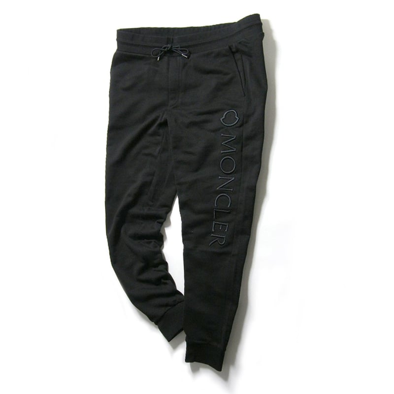 MONCLER ／ モンクレール ビッグロゴ 刺繍 スウェット パンツ トルコ製