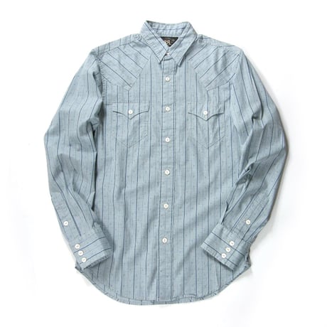RRL ／ ダブルアールエル　ウエスタンシャツ 猫目ボタン ヴィンテージ ワーク ミリタリー シャツ Double RL Ralph Lauren ラルフローレン