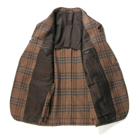 Sartorio ／ サルトリオ　ツイード ウール ジャケット イタリア製 Kiton キートン ブラウン ｜ 秋冬　（No.270275）