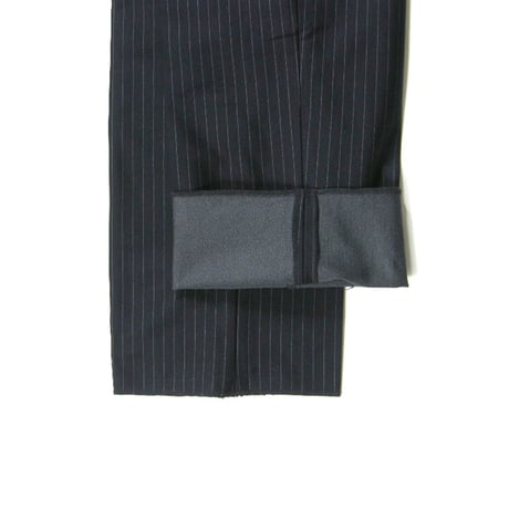BEAMS GOLF PURPLE LABEL ／ ビームスゴルフ　ストライプ ジャージ スラックス ストレッチ パンツ ゴルフパンツ ネイビー ｜ 春夏　（No.331817）