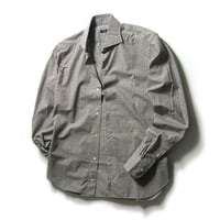 BARBA ／ バルバ　カッタウェイ 長袖シャツ イタリア製 チェック ブラウン ｜ オールシーズン　（No.272314）