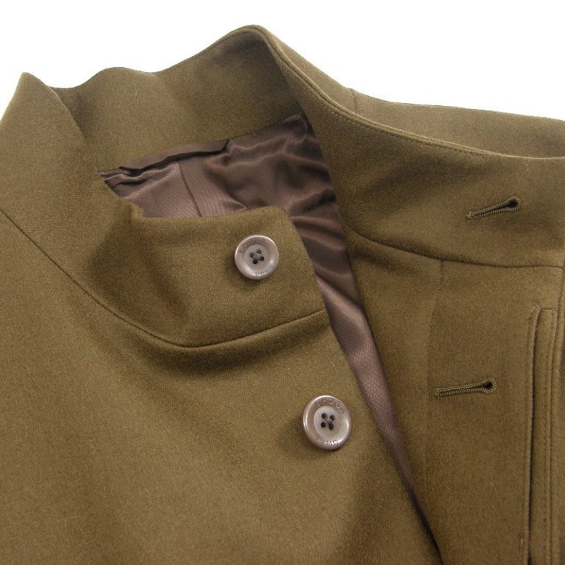 EPOCA UOMO ／ エポカウォモ 尾州産 厚手 ウール スタンドカラーコート