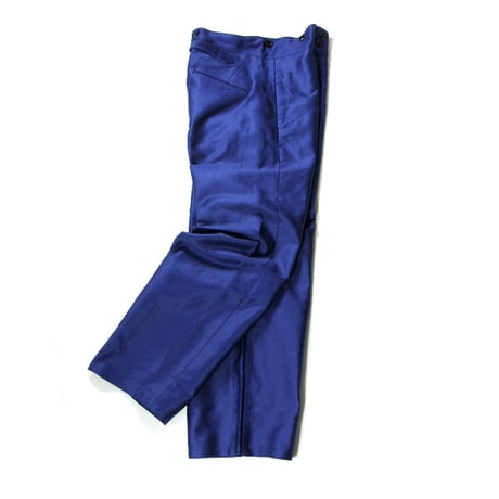 ETS.MATERIAUX ／ マテリオ　超長綿 ピマーナ ワークパンツ 日本製 フレンチワーク パンツ 高密度 モールスキン 経年変化 ブルー ｜ 秋冬　（No.353784）