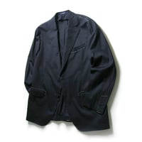 TOMORROWLAND PILGRIM × Loro Piana ／ トゥモローランド ピルグリム × ロロピアーナ　Mooving ストレッチ ジャケット ネイビー ｜ 春夏
