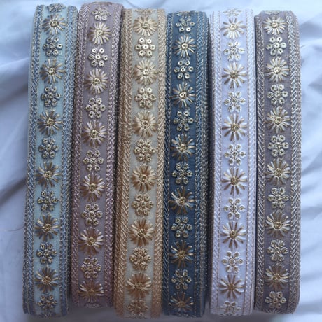 インド刺繍リボン arinco ribbon