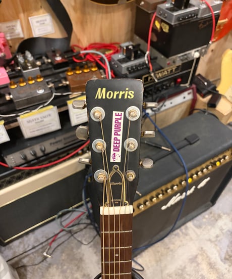 【ジャンク特価品】Morris アコギ ハードケース付き！！