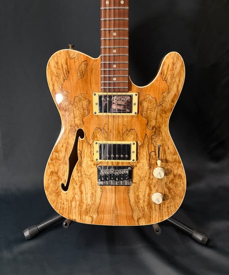 Michael kelly Guitar   58 F HOLES THINLINE SM H/H PUSHPULL KNOBS CH HDWR