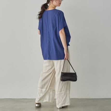 USAコットン スキッパートップス