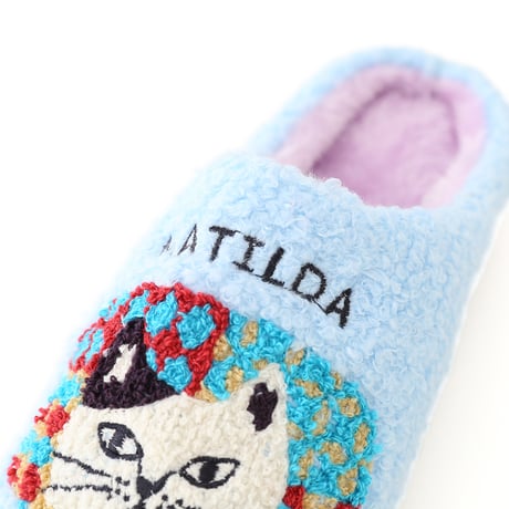 26-9704　相良刺繍ルームシューズ　マチルダさん柄