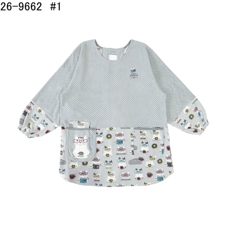 26-9662　ネコまるけフリース　ドレスあきカッポウ