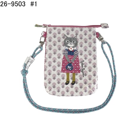 26-9503　パーラーすずらん堂　ゴブラン.ジャガード織り　ポシェット
