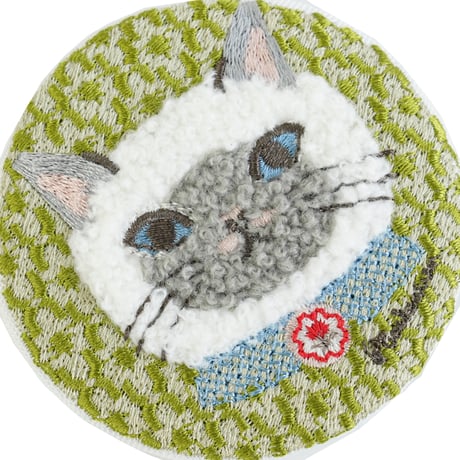 26-9480　刺繡マグネット　すずらんさん柄
