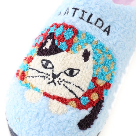 26-9704　相良刺繍ルームシューズ　マチルダさん柄
