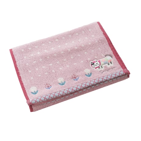 26-9701　ジャガードタオル　フェイスたおる　マチルダさん柄