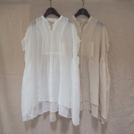 [suzuki takayuki] band-sleeve tunic (S261-30)