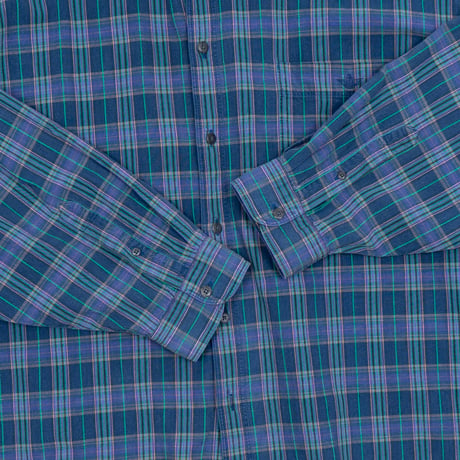 【USED】1990s DOCKERS : Plaid BD Shirt : XXL