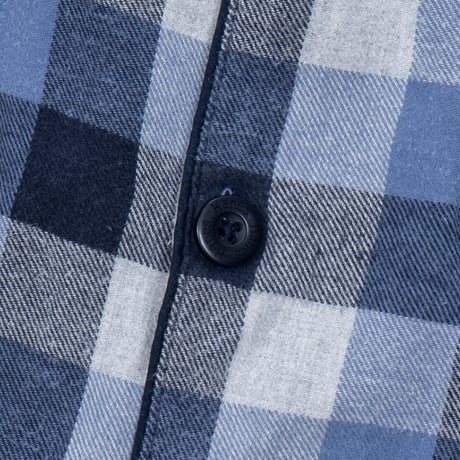 【USED】2010s Hanes USA : Flannel Plaid Pajama Shirt : XL