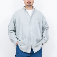 【USED】1990s-2000s Ralph Lauren : “BLAKE” Oxford Plaid BD Shirt : XXL