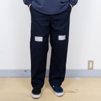 【USED】2010s MADA : Drill Twill Grid Pattern Work Trouser : 106 (fits like W38)