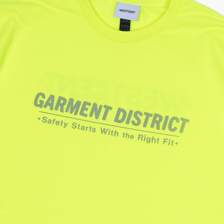 【NEW】WESTCENT : "GARMENT DISTRICT" Crew T-Shirt : Security Green