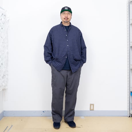 【USED】1990s-2000s Ralph Lauren : "BLAKE" Broad Plaid BD Shirt : XXL