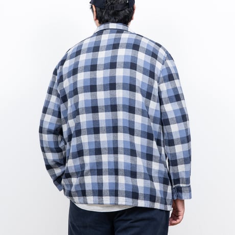 【USED】2010s Hanes USA : Flannel Plaid Pajama Shirt : XL