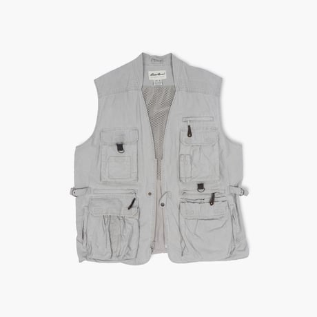 【USED】1990s-2000s Eddie Bauer : Cotton Poplin Field Over Vest : XL