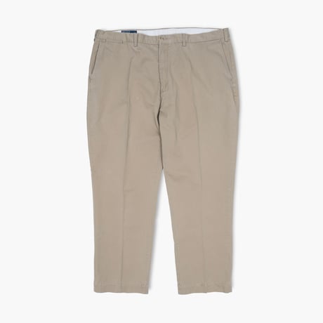 【USED】1990s-2000s Polo Ralph Lauren : "PRESTON PANT" Chino Plain Front Trouser : w46B