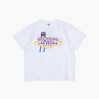【USED】2000s anvil : "LAS VEGAS" Crew T-Shirt : L
