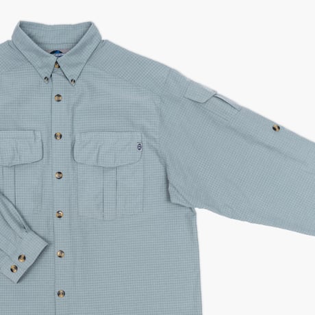 【USED】2000 Exofficio : Nylon Plaid Field BD Shirt : L